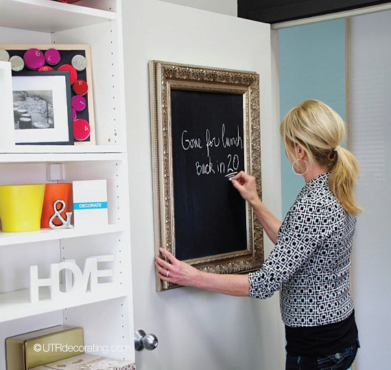 How to make a chalkboard